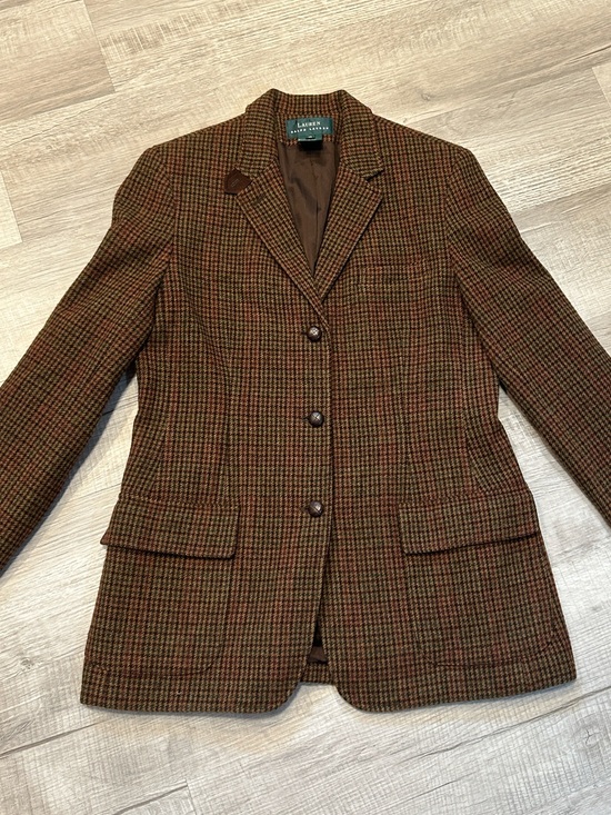 Lauren Ralph Lauren Jackets & Blazers - Vintage Lauren Ralph Lauren Equestrian Wool Blazer Women’s Size 14 Elbow Patch